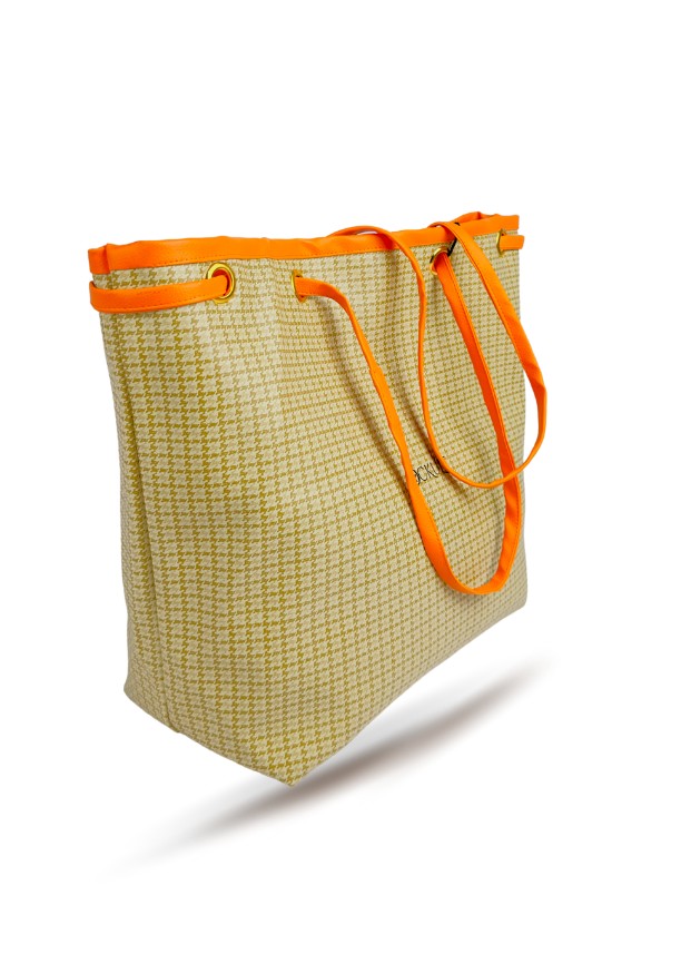 VINTAGE ORANGE HAND BAG